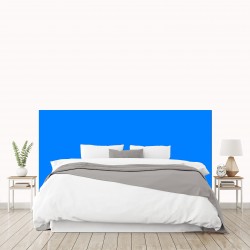 Tête de lit bleu azur sur mesure | Tête de lit originale