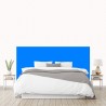 Tête de lit bleu azur sur mesure | Tête de lit originale