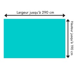Tête de lit bleu lagon sur mesure | Tête de lit originale