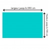 Tête de lit bleu lagon sur mesure | Tête de lit originale