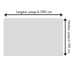 Tête de lit gris clair sur mesure | Tête de lit originale