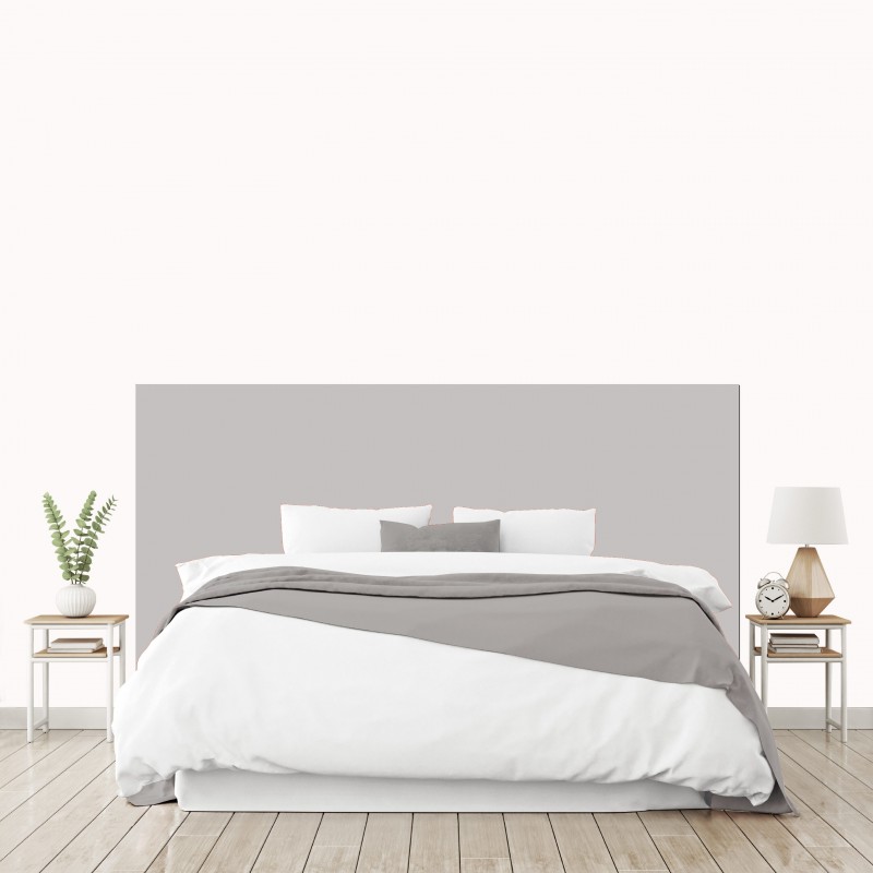 Tête de lit gris urbain sur mesure | Tête de lit originale Tête de lit gris urbain sur mesure | Tête de lit originale