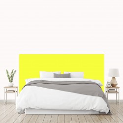 Tête de lit jaune citron sur mesure | Tête de lit originale