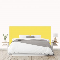 Tête de lit jaune poussin sur mesure | Tête de lit originale