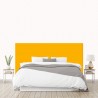 Tête de lit jaune orange sur mesure | Tête de lit originale