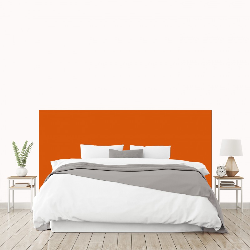 Tête de lit orange foncé sur mesure | Tête de lit originale Tête de lit orange foncé sur mesure | Tête de lit originale