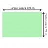 Tête de lit vert d'eau sur mesure | Tête de lit originale