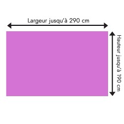 Tête de lit mauve sur mesure | Tête de lit originale